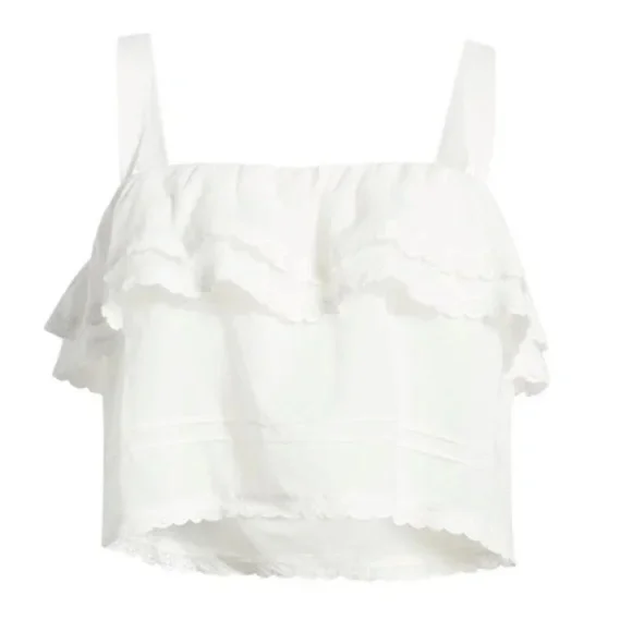 NWT Reformation Tarragon Organic Cotton Top Small - Picture 5 of 6